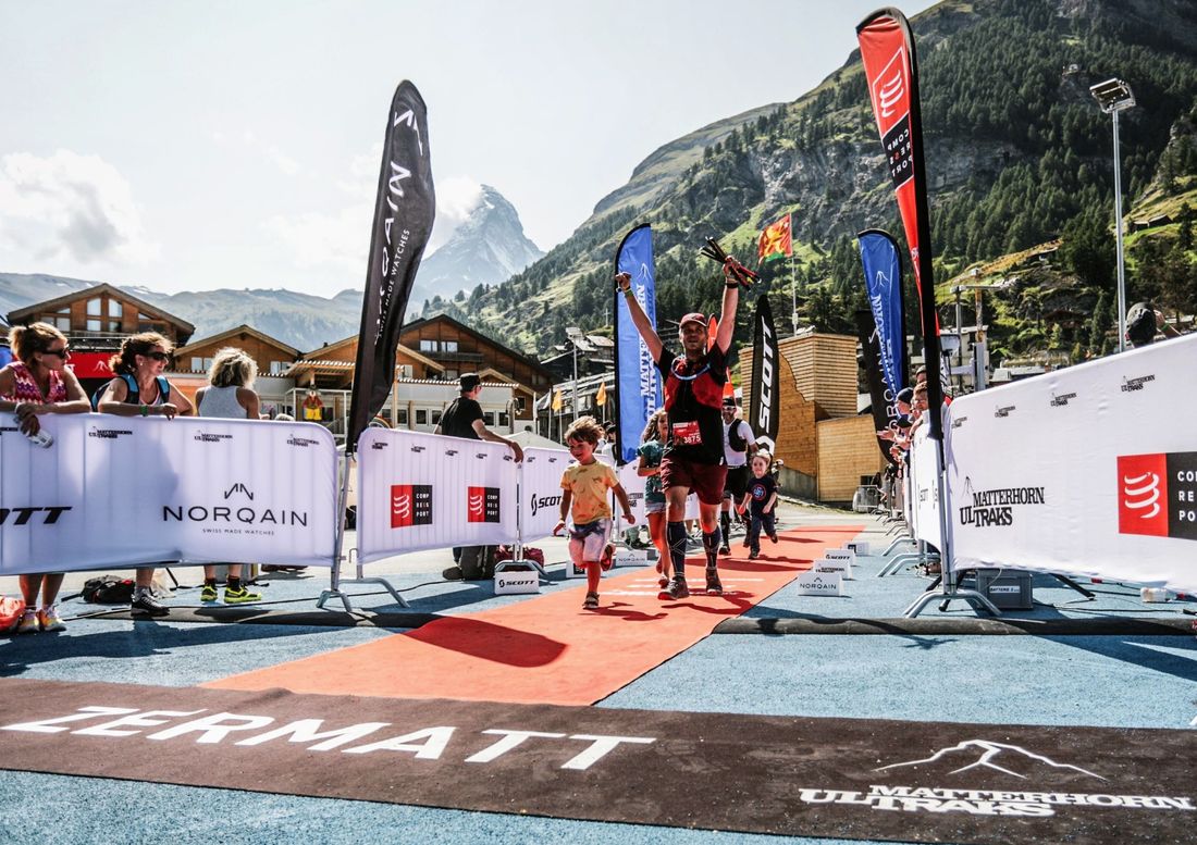 Volker finisht de Matterhorn Ultraks Mountain in 2021