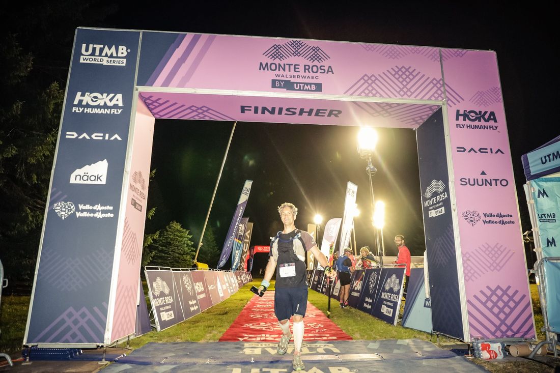 Volker finisht de Monte Rosa Walserwaeg by UTMB in 2025